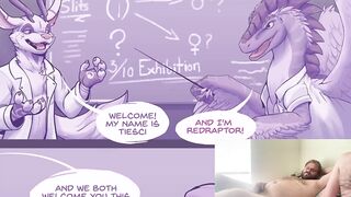 Purple Furry Slit Destroyed Gushing Monster Gay Yiff Cum Flood
