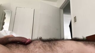 Masked Hairy Cross Cock Gushes Massive Cum Flood #4