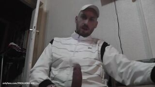 PROLLKING XXL Bad Boy Pisses Speedo Soaks Then Jerks 9Inch Mega Cum Blast