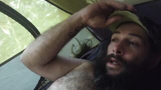 Tent Daddy Confesses Huge Uncut Cock Craves Your Cum Guzzling Mouth
