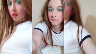 Cute Femboy Pillow Hump Cum Explosion Gushes Wild
