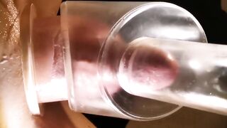 Lubed Femboy Cock Vacuum Pumped Massive Gushing Cum Ruin