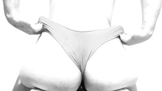 Chubby sissy rides big cock till creamy cowgirl finish