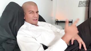 Daddy’s femboy virgin gets destroyed by his huge cock