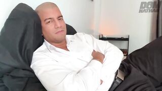 Daddy’s femboy virgin gets destroyed by his huge cock