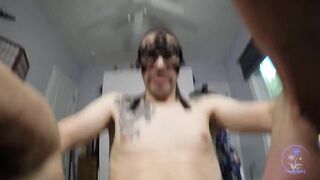 Femboy cock teased with vibrating aggression until it drips