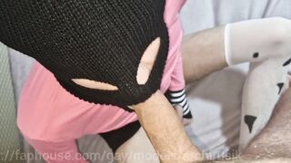 Daddy’s twink gets wrecked under skirt shock