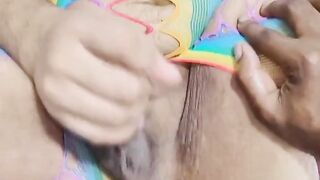 Gay twink gapes wide as big black dick rips ass raw cumshot deep inside