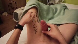 Cute femboy POV destroyed while gay alone