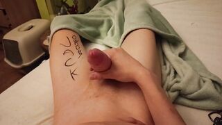 Cute femboy POV destroyed while gay alone