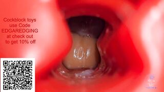 Gay gopro pink hole close up tease rubbing teased ass wink