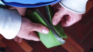 Aloe lube on uncut thick dick and tease myself raw