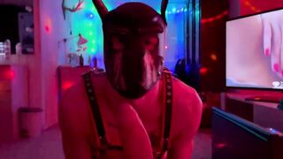 Pappy's tight asshole ruined by owner's bareback cock and double dildo