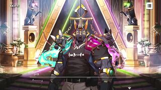 Anubiros destroyed in intimate XXXL gay blowjob cumshot game