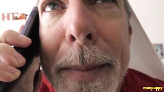 Richard Lennox destroys his underwear with atomic wedgies while testing the wrong color on a customer service call