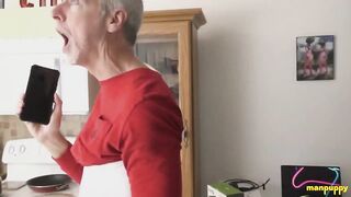 Richard Lennox destroys his underwear with atomic wedgies while testing the wrong color on a customer service call