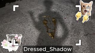 Femboy golden bikini ruined by desperate gay gaze