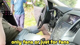 Gay cruising spot destroyed by a fat dick cuming outside