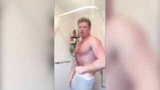 Big cock gay straight guy toilet redhead solo compilation