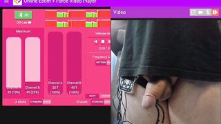 Random guys take control of my estim until I cum hard