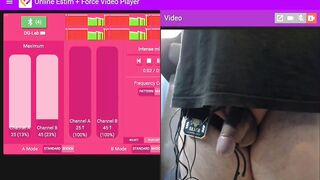 Random guys take control of my estim until I cum hard