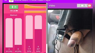 Random guys take control of my estim until I cum hard