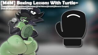 Cute femboy gets destroyed by rough gay boxing lessons