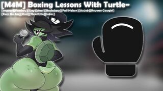 Cute femboy gets destroyed by rough gay boxing lessons