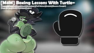 Cute femboy gets destroyed by rough gay boxing lessons