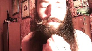 Bearded daddy licks pussy raw raw raw