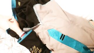European Femboy Destroys Miku Cosplay While Cum Slut Hurts