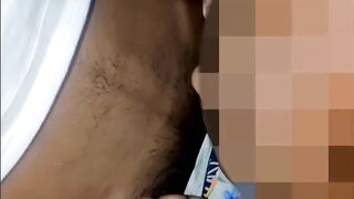 BBC delivery boy deepthroats and chokes on thick white cream