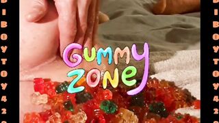 Gay Gummy Bear Anal Stuffing Prolapse Deep Gape