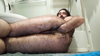 Man fists himself deep impales ass on fist gapes raw solo gay fisting