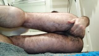 Man fists himself deep impales ass on fist gapes raw solo gay fisting