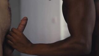 Gagging on thick Latino cocks compilation Diego Capixaba Filipe Prado gay oral explosion