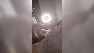 Jacking off Big Cock Boss Alone Dirty Talk Creampie