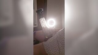 Jacking off Big Cock Boss Alone Dirty Talk Creampie