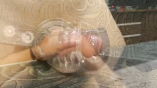Big cock ruined by solo wanking fleshlight wrecked