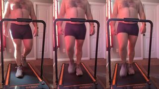 Warm Up with Me Morning Mile 1 Milf bulge walking gay treadmill solo workout