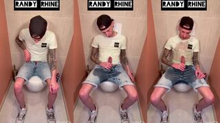 Gay pissing in mouth drenched cum soaked clothes ruined by thick streams