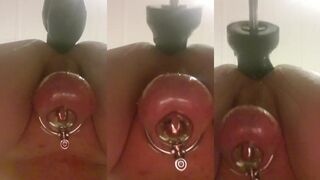 Bi Caged Sissy Balls Deep Anal Fucking Machine Destroyed Rough Chastity