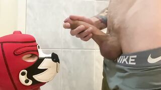 Twink gets destroyed by a big dick in the toilet raw and filthy