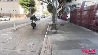 Hung biker fucks me raw with big cock cumshot