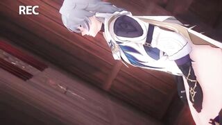 Sunday sucks cock in Honkai Star Rail gay r34 animation