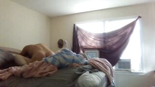 Tattooed stud destroys white girl's pussy on camera caught cheating