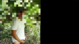 Pinoy salsalero gets jizzed on in the damuhan gangbang