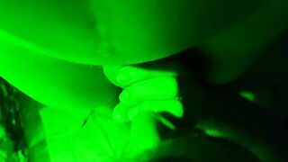 Twink gets destroyed in neon sauna by thick juicy cock while cruising for cum