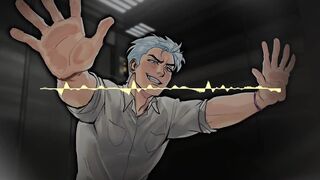 Rival's Big Cock Chokes Throat While Stuck in Elevator