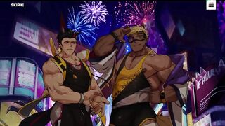 Fierce rivals destroyed by XXL Woofia's big dick cumshot deep in ass